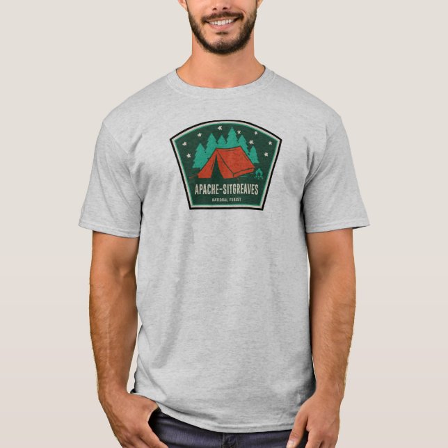 Camiseta Acampamento de Florestas Nacionais Apache-Sitgreav (Frente)