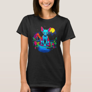 Camiseta Acampamento de Gatos Sphynx Hairless