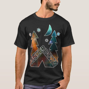 Camiseta Acampamento de Itinerância de Hunker Down