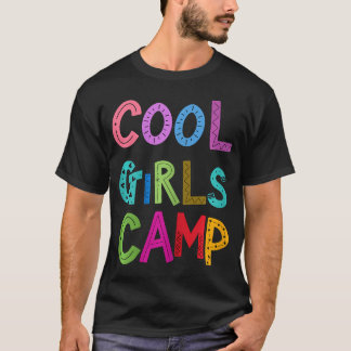 Camiseta Acampamento de Meninas legal Aproxima Meninas Meni