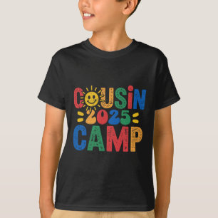 Camiseta Acampamento de Primos 2025 Acampamento Fogueira Fé