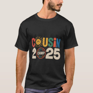 Camiseta Acampamento de Primos 2025 Acampamento Fogueira Fé