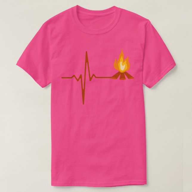 Camiseta Acampamento de pulsação 2 (Frente do Design)