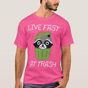 Camiseta Acampamento de Raccoon a Caminhar Engraçado