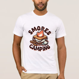 Camiseta acampamento de smores