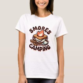 Camiseta acampamento de smores