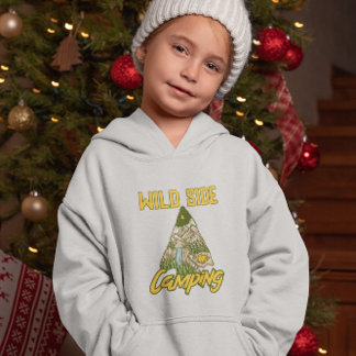 Camiseta Acampamento de tendas da floresta do lado selvagem