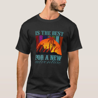 Camiseta Acampamento de Tendência do Telhado Van Outdoor Na