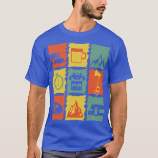 Camiseta Acampamento de uma Camper