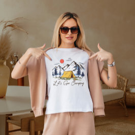 Camiseta acampamento de vamos