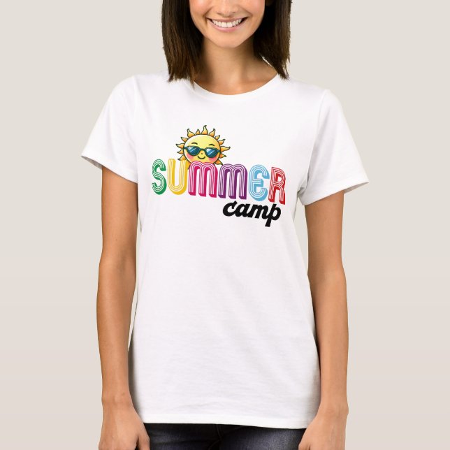 Camiseta Acampamento de verão (Frente)