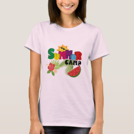 Camiseta Acampamento de Verão