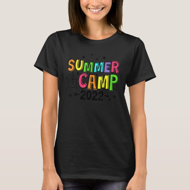 Camiseta Acampamento de Verão 2022   Uniforme de Acampament (Frente)