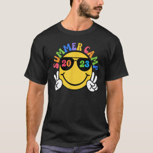 Camiseta Acampamento De Verão Engraçado Para Crianças Menin