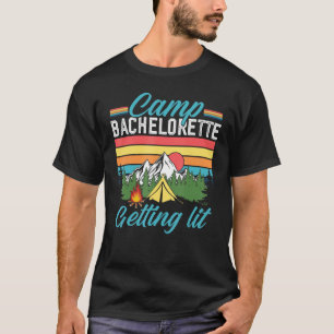 Camiseta Acampamento Despedida de Solteira Casando Noiva Fe