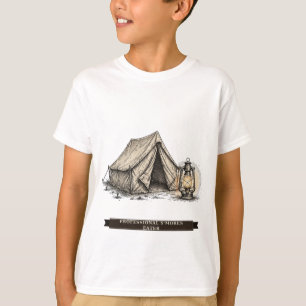 Camiseta Acampamento Divertido para Crianças