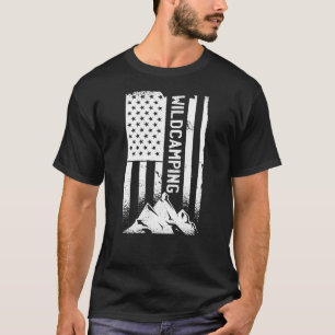 Camiseta Acampamento do 5 Patriótico Americano