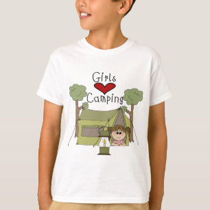 Camiseta Acampamento do amor das meninas