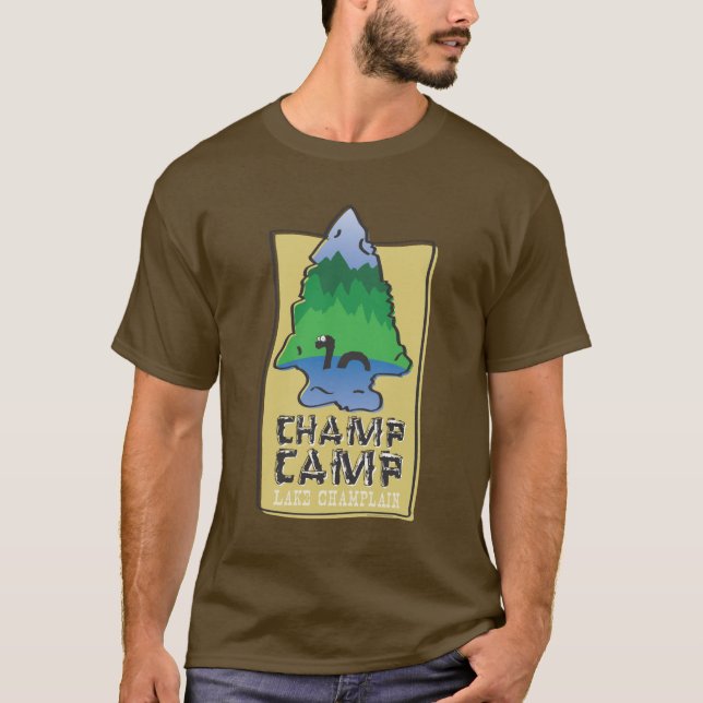 Camiseta Acampamento do campeão (Frente)