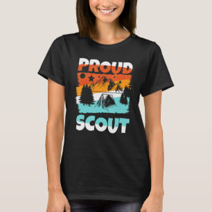 Camiseta Acampamento do Líder de Escoteiros do Escoteiro