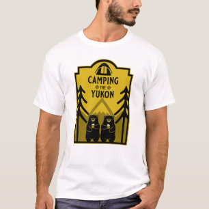 Camiseta Acampamento Do Rio Yukon No Canadá