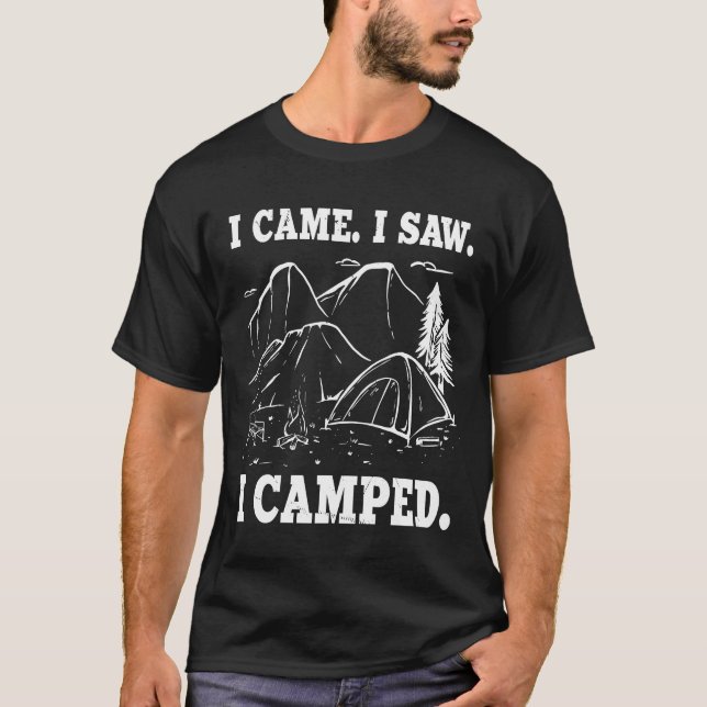 Camiseta Acampamento E Caminhada (Frente)