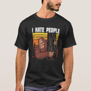 Camiseta Acampamento e caminhada I Retro Pé Grande Odeio Pe