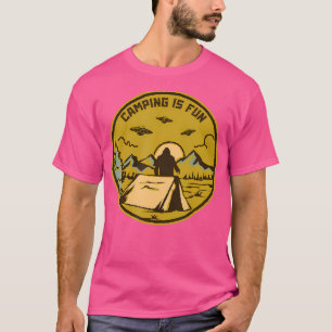 Camiseta Acampamento É Divertido Com Acampamento Engraçado 