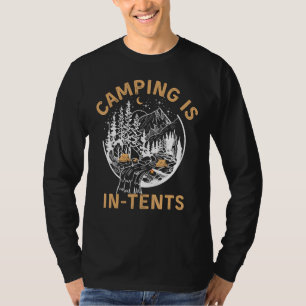 Camiseta Acampamento É Em Tendas Feliz Camper Correspondent