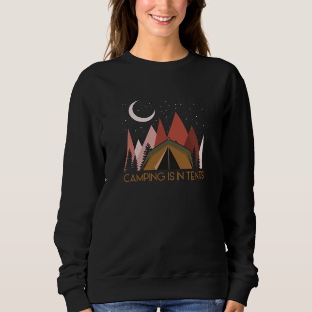 Camiseta Acampamento É Engraçado Em Tendas (Frente)