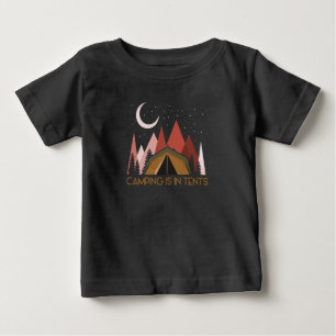 Camiseta Acampamento É Engraçado Em Tendas