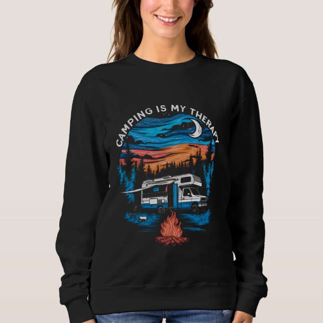 Camiseta Acampamento É Minha Matriz Familiar De Férias De V (Frente)