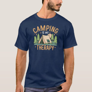 Camiseta Acampamento É Minha Terapia