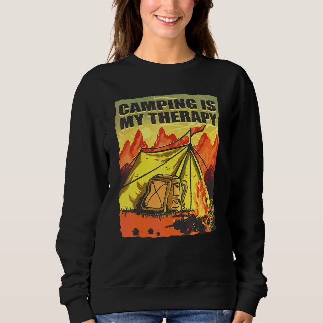 Camiseta Acampamento é Minha Terapia (Frente)