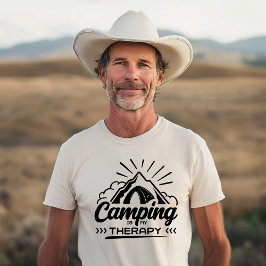 Camiseta Acampamento é minha terapia