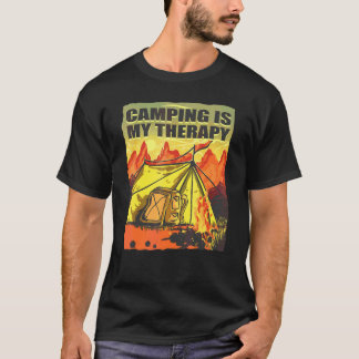 Camiseta Acampamento É Minha Terapia