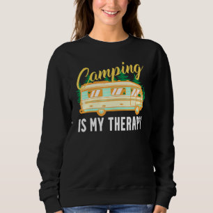 Camiseta Acampamento É O Meu Câmera De Terapia Dizendo
