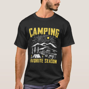 Camiseta Acampamento É O Meu Teto De Campanha Favorito Para