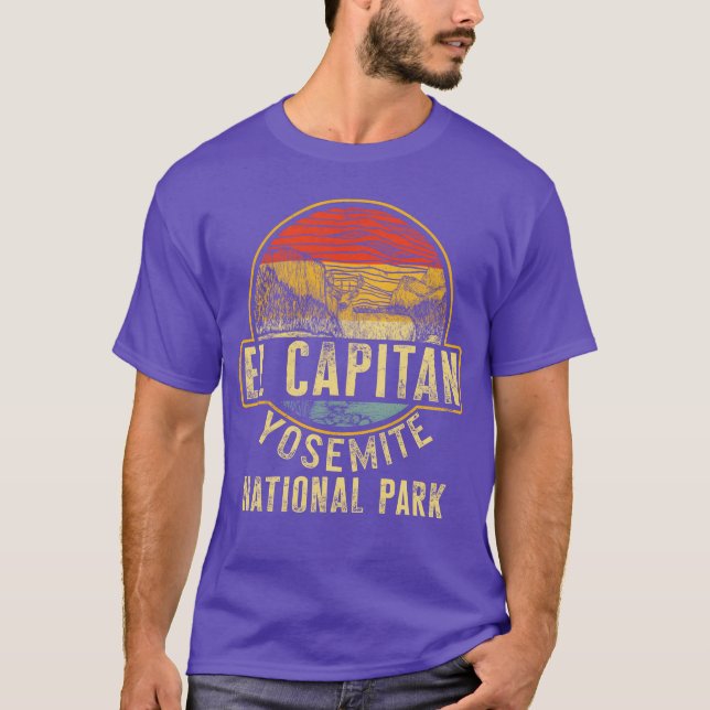 Camiseta Acampamento El Capitan Parque Nacional de Yosemite (Frente)