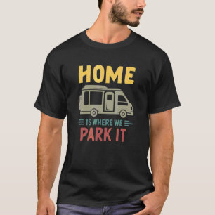 Camiseta Acampamento Em Autocasa Na Caravana 1