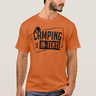 Camiseta Acampamento Em Tendas