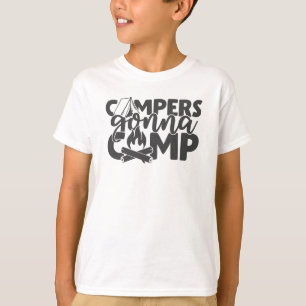 Camiseta Acampamento Engraçado Acampamento Cita Humor