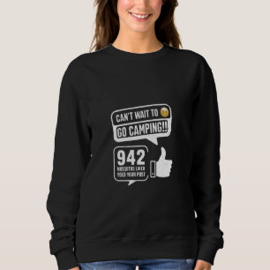 Camiseta Acampamento Engraçado Dizendo Humor À Porta Da Pia