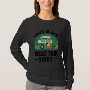 Camiseta Acampamento Engraçado Esta É A Minha Viagem De Est