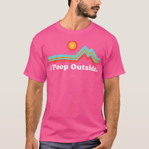 Camiseta Acampamento Engraçado Para O Exterior.