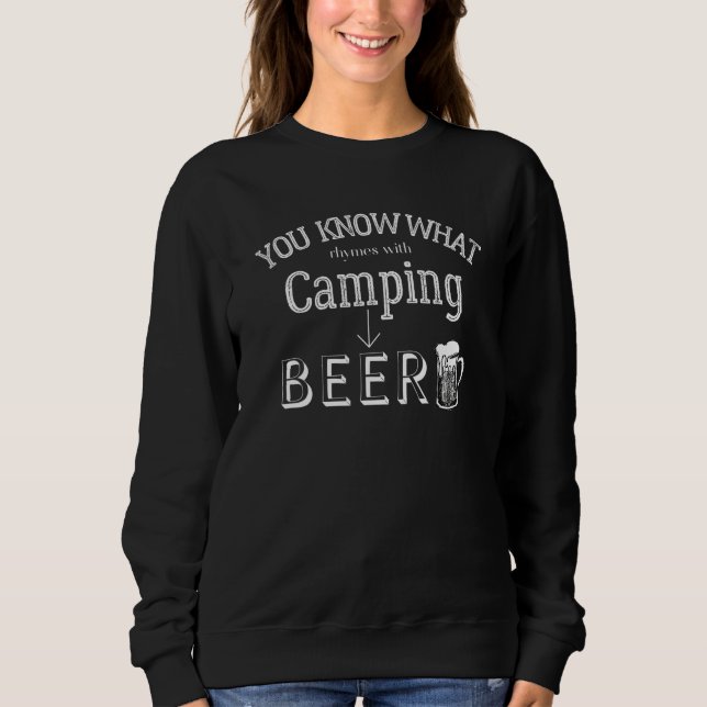 Camiseta Acampamento Engraçado Você Sabe O Que Rima Com Aca (Frente)