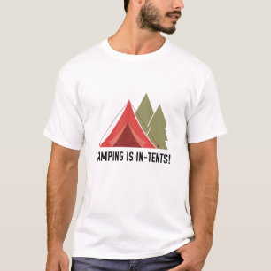 Camiseta Acampamento Está Em Tendas!
