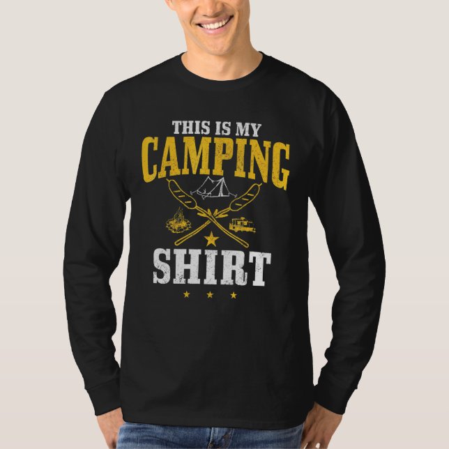 Camiseta Acampamento Este É O Meu Acampamento (Frente)