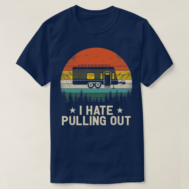 Camiseta Acampamento Eu Odeio Tirar O Viagem (Frente do Design)