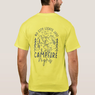 Camiseta Acampamento Familiar Sem Luzes de Cidade